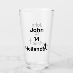 Benutzerdefinierter minimalistischer Oranje-Anhäng Glas