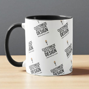 Benutzerdefinierter minimalistischer personalisier tasse