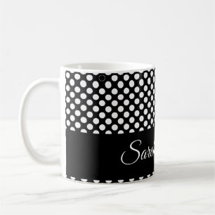 Benutzerdefinierter minimalistischer schwarzer und kaffeetasse