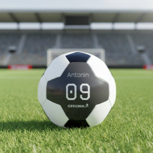 Benutzerdefinierter minimalistischer tschechischer fußball