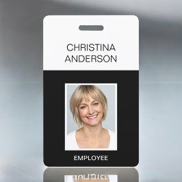 Benutzerdefinierter Mitarbeiter - Foto Corporate W Ausweis