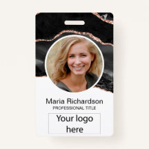 Benutzerdefinierter Mitarbeiter, Foto, Logo, Name