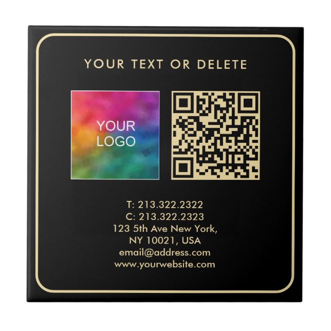 Benutzerdefinierter moderner, eleganter Template B Fliese (Vorderseite)