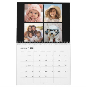 Benutzerdefinierter moderner Familien-48-Foto-Coll Kalender