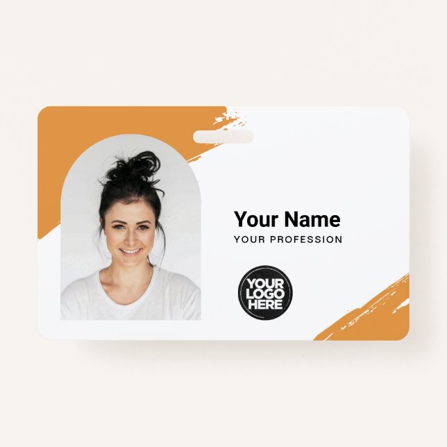 Benutzerdefinierter, moderner Personalausweis Einf Ausweis (Vorderseite)