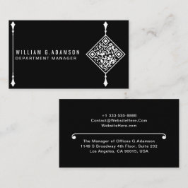 Benutzerdefinierter moderner QR-Code | Berufliches Visitenkarte