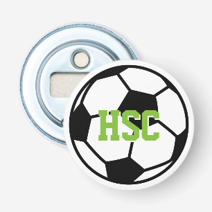 Benutzerdefinierter monogrammierter Fußball-Bierfl Flaschenöffner