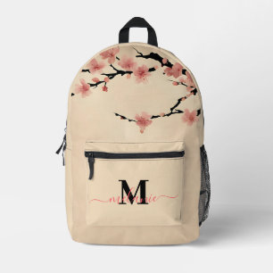 Benutzerdefinierter Monogrammname für japanische K Bedruckter Rucksack