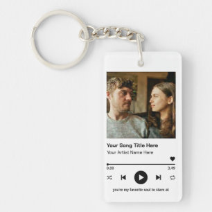 Benutzerdefinierter Musik-Player mit Foto Persönli Schlüsselanhänger
