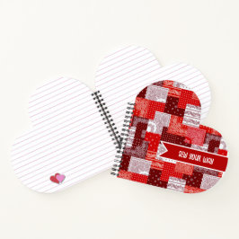 Benutzerdefinierter Näh-Patchwork-Bandana-Quilt-Mu Notizbuch