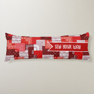 Benutzerdefinierter Näh-Patchwork-Bandana-Quilt-Mu Seitenschläferkissen