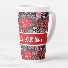 Benutzerdefinierter Näh-Patchwork-Entwurf 'Nähe De Milchtasse