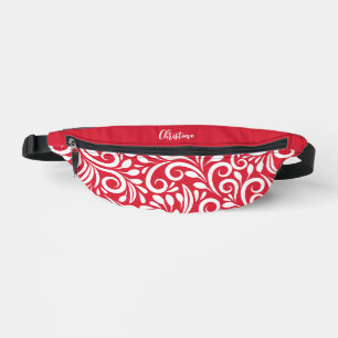Benutzerdefinierter Name Abstrakte Florale Elegant Bauchtasche