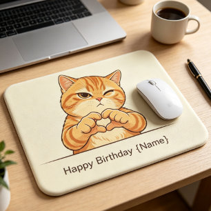 Benutzerdefinierter Name Alles Gute zum Geburtstag Mousepad
