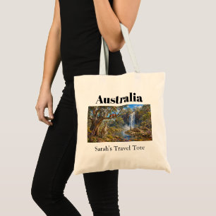 Benutzerdefinierter Name Australien Wildlife & Was Tragetasche