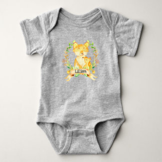 Benutzerdefinierter Name Baby Bodysuit Mama und Ba Strampler
