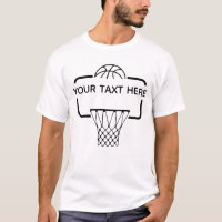 Benutzerdefinierter Name Basketballkorb und Netz S