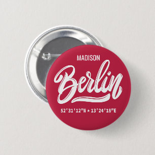 Benutzerdefinierter Name Berlin Deutschland Koordi Button