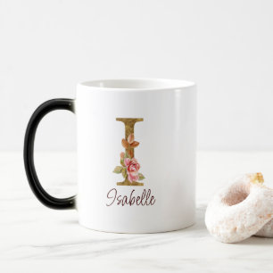 Benutzerdefinierter Name Buchstabe I Goldfolie Bla Verwandlungstasse