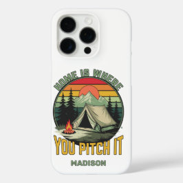 Benutzerdefinierter Name Camping iPhone 16 Pro Hülle