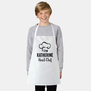 Benutzerdefinierter Name Chef Sous-Chef Küche Koch Schürze
