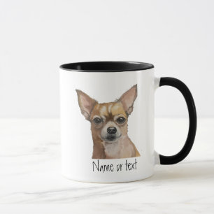 Benutzerdefinierter Name Chihuahua, Haustier Hund Tasse