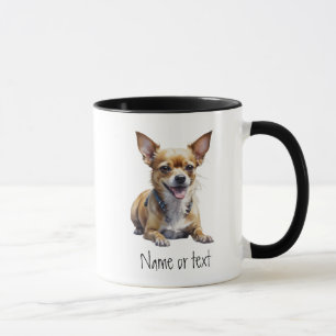 Benutzerdefinierter Name Chihuahua, Haustier Hund Tasse