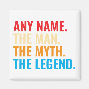 Benutzerdefinierter Name Der Mann Der Mythos Die L Magnet