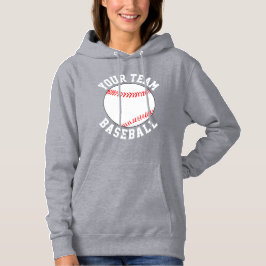 Benutzerdefinierter Name des Baseball-Teams oder T Hoodie