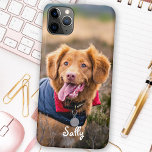 Benutzerdefinierter Name des Fotos Haustier Katze Case-Mate iPhone Hülle<br><div class="desc">Jetzt kannst du deinen besten Freund mit dir tragen, wo immer du hingehst mit diesem speziellen Hund Tier Foto iPhone Gehäuse . Dieses Foto mit personalisiertem Namensdesign ist modern, elegant, cool und niedlich. Pfoten mit Foto, Katz-Foto oder einem Haustier mit Pfoten! Fügen Sie den Namen hinzu, um ihn zu personalisieren....</div>