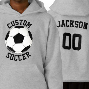 Benutzerdefinierter Name des Teams und Jersey-Numm Hoodie
