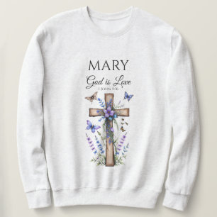 Benutzerdefinierter Name Faith T-Shirt – Gott ist  Sweatshirt