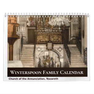 Benutzerdefinierter Name Familie Heilige-Land-Bibe Kalender