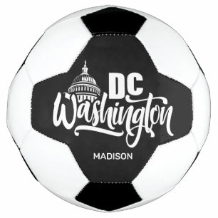 Benutzerdefinierter Name & Farbe Washington DC Fußball
