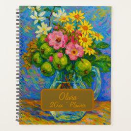 Benutzerdefinierter Name Floral Planer