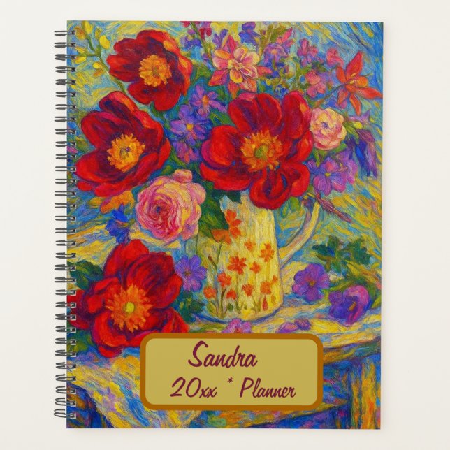 Benutzerdefinierter Name  Floral Planer (Vorderseite)