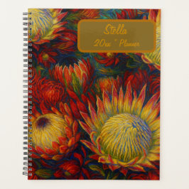 Benutzerdefinierter Name Floral Planner Planer