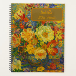 Benutzerdefinierter Name Floral Planner Planer
