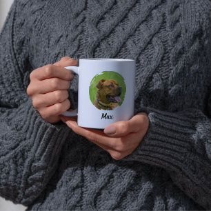 Benutzerdefinierter Name & Foto-Hinter- und Vorder Kaffeetasse