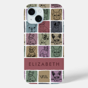 Benutzerdefinierter Name Französische Bulldogge Vi Case-Mate iPhone Hülle