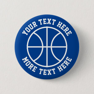 Benutzerdefinierter Name für Kinder-Basketball-Geb Button