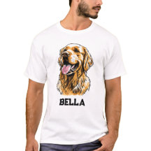 Benutzerdefinierter Name Golden Retriever Hund Por