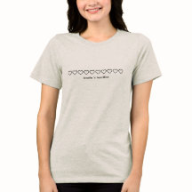 Benutzerdefinierter Name Heartline Damen