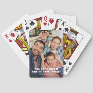 Benutzerdefinierter Name Jahr Foto Familien Spiel  Spielkarten