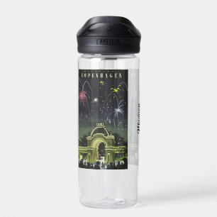 Benutzerdefinierter Name Kopenhagen Vintage Reise Trinkflasche