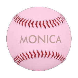 Benutzerdefinierter Name Mädchenhaft Rosa Baseball