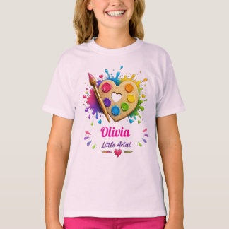 Benutzerdefinierter Name, Malpalette Personalisier T-Shirt