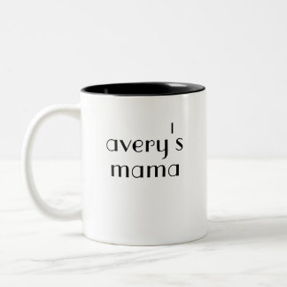 Benutzerdefinierter Name Mama-Tasse Neues Mama-Ges Zweifarbige Tasse