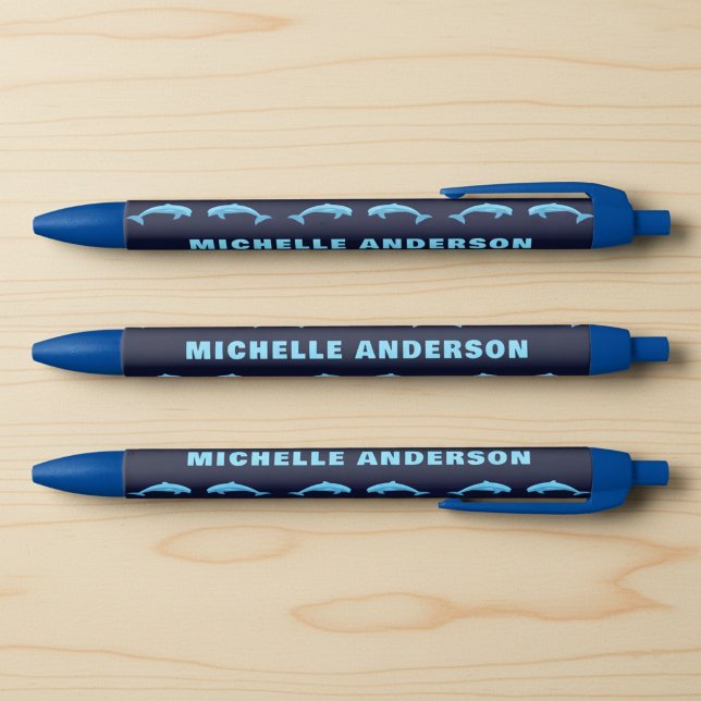 Benutzerdefinierter Name mit Delfin Stift (Custom name pen for dolphin lovers.)