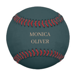 Benutzerdefinierter Name modern minimalistisch pro Baseball